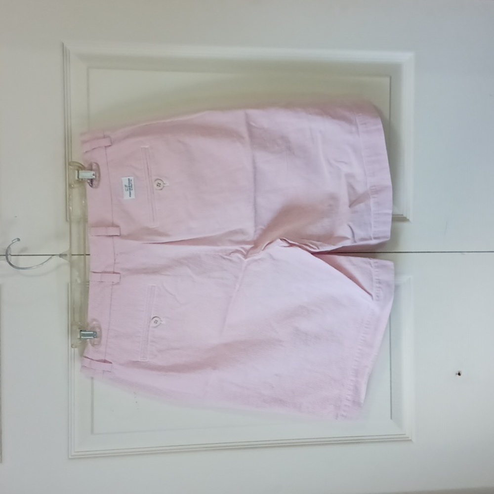 Vineyard Vines pinstripe flat front shorts - waist 33 - pink and white - Picture 3 of 7